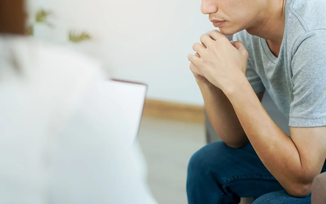 Man counseling with a doctor